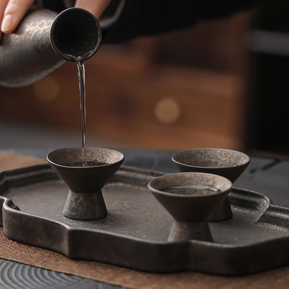 Japanese Pottery - 日本のセラミックワインカップ手作り陶器酒グラス家庭用キッチン用