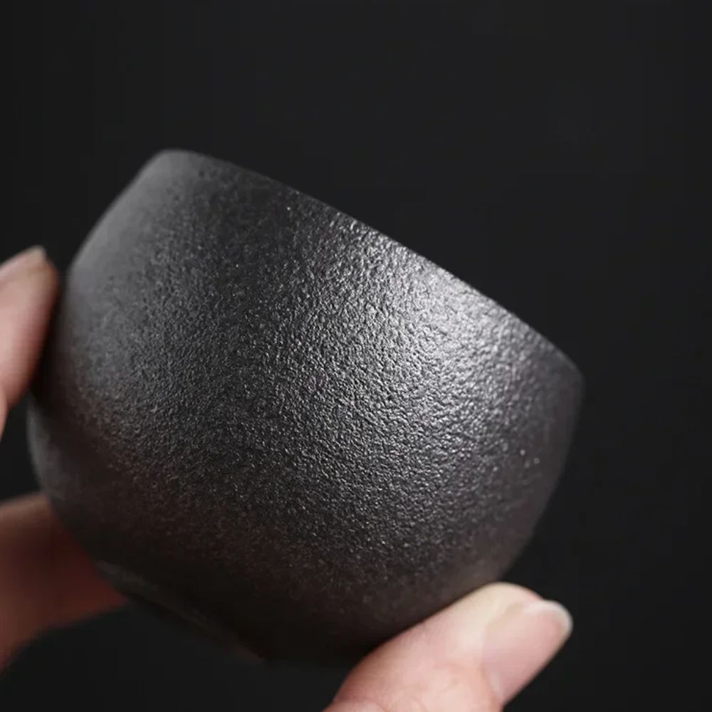 家庭用日本製炻器茶碗 古風 80ml マスターカップ レトロ - Japanese Pottery のレビューと価格