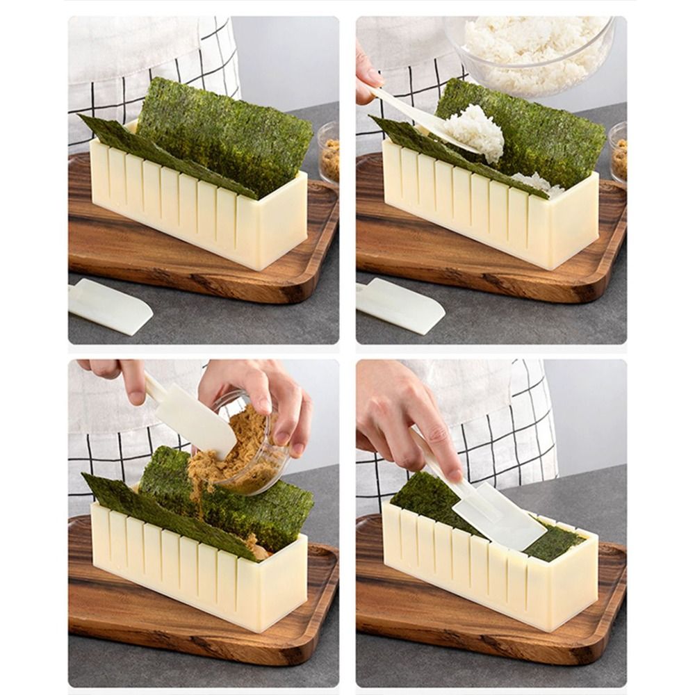 新しい 3 個寿司メーカー機器キットプラスチックキンパ寿司ロ - Sushi Making Kit のレビューと価格