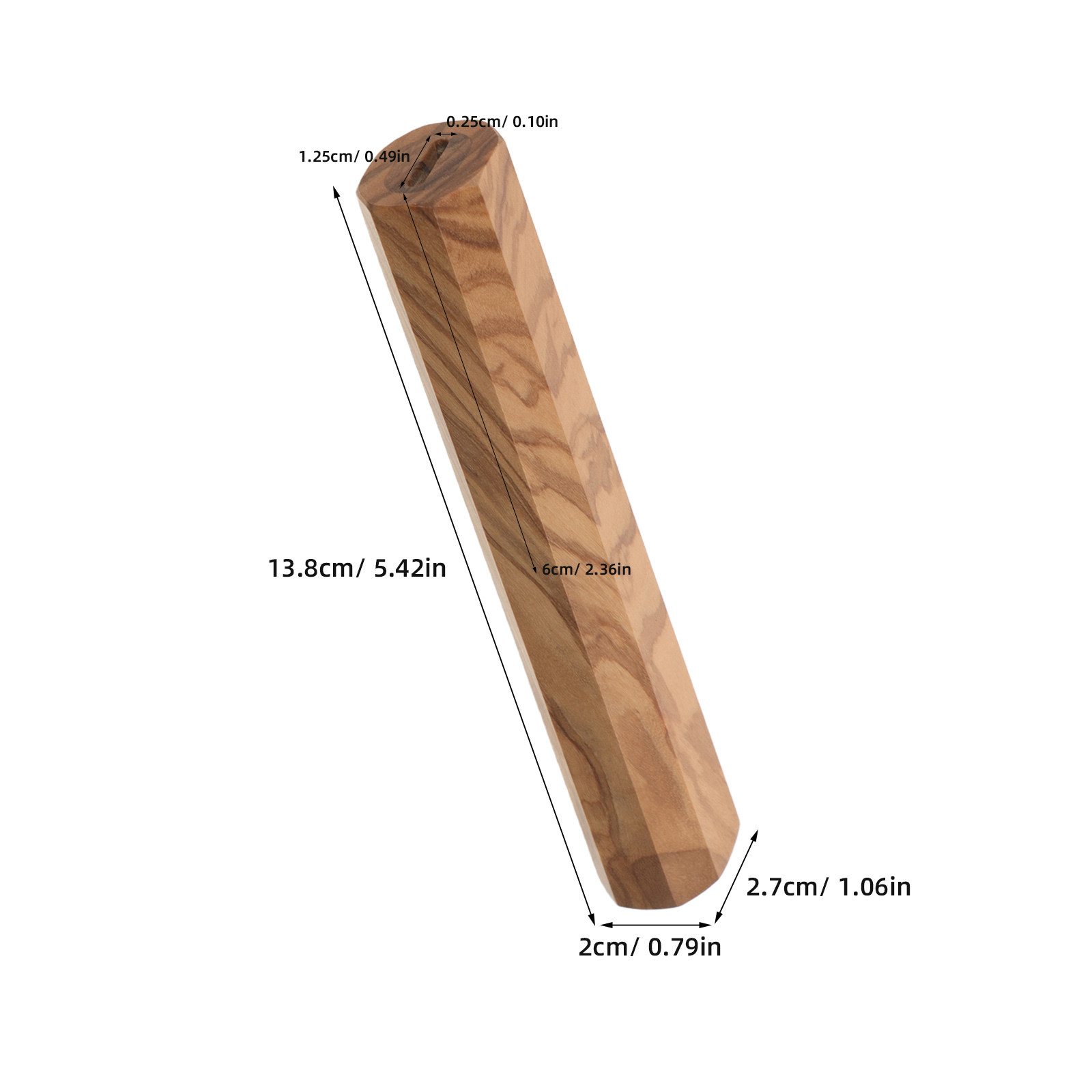 八角形の木製キッチンナイフハンドル。和風デザイン。交換用ナイ - Japanese Knife のレビューと価格