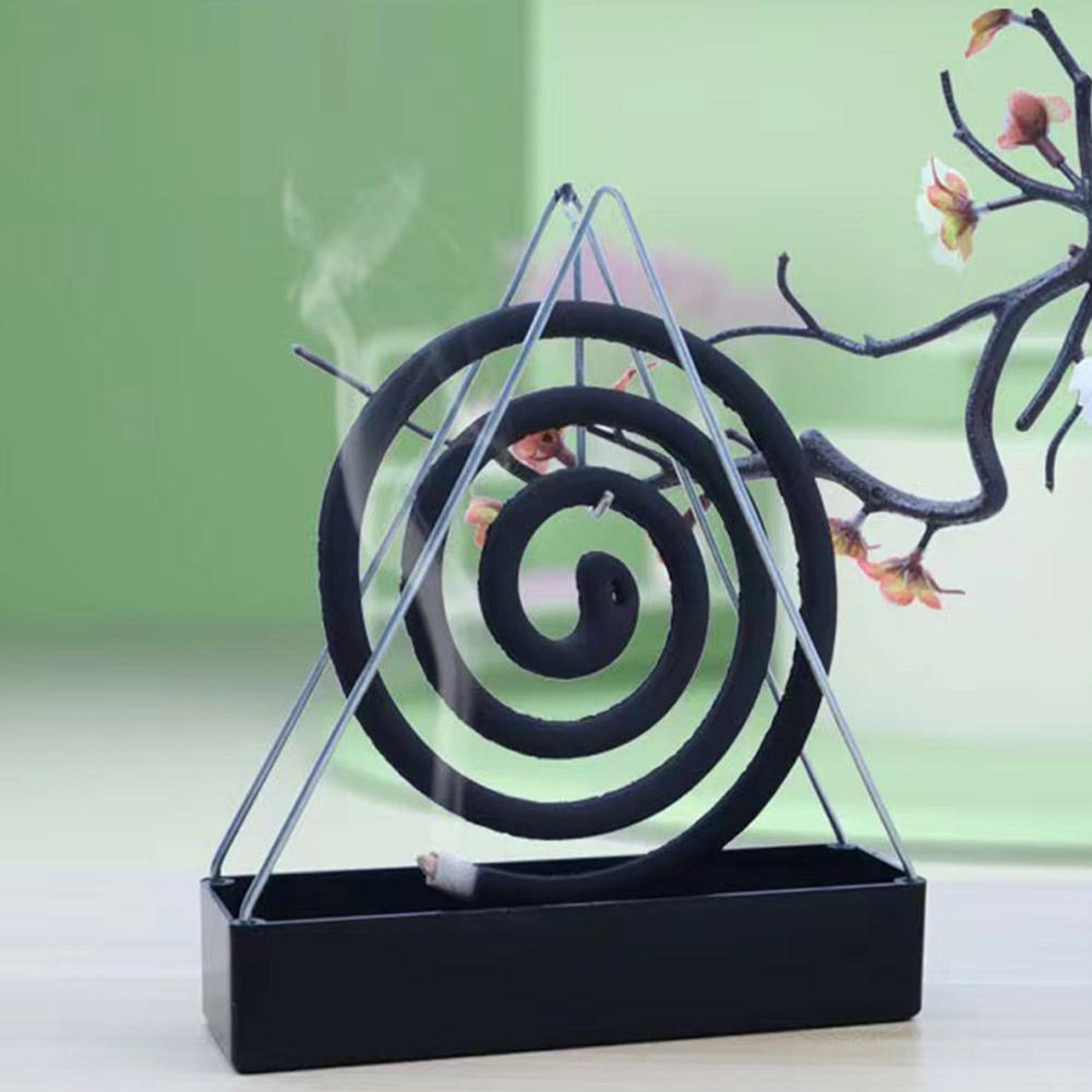 三角形の鉄製蚊取り線香ホルダー、モダンな線香立て、持ち運び可 - Incense Holder のレビューと価格